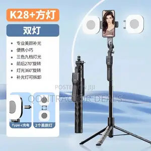 Qontractor Deals 3in1 Selfie Stick Tripod (Mini Led)