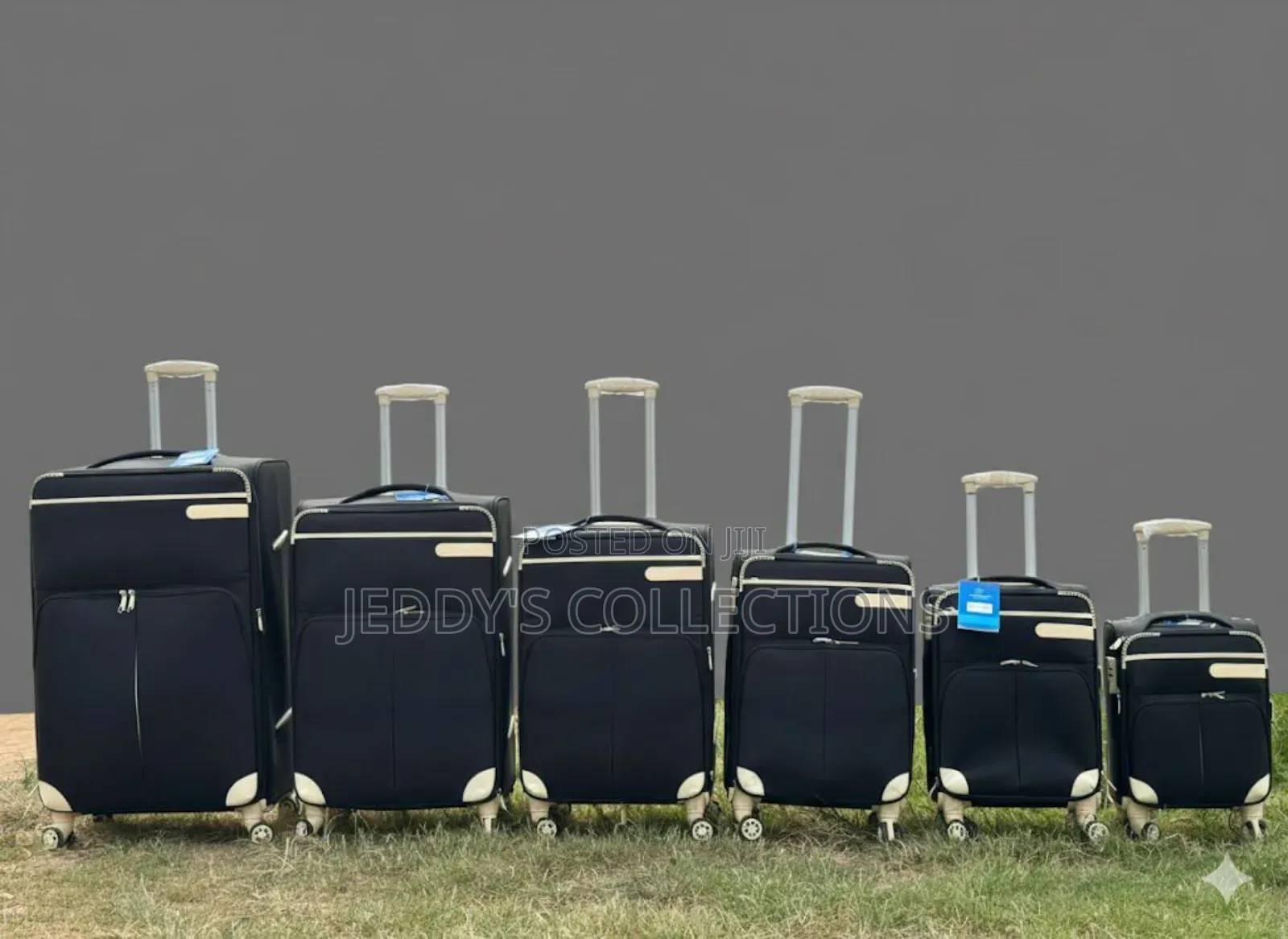 32"29"27"24"20"17inches 6in1 Double Zip Unisex Trolley Luggages