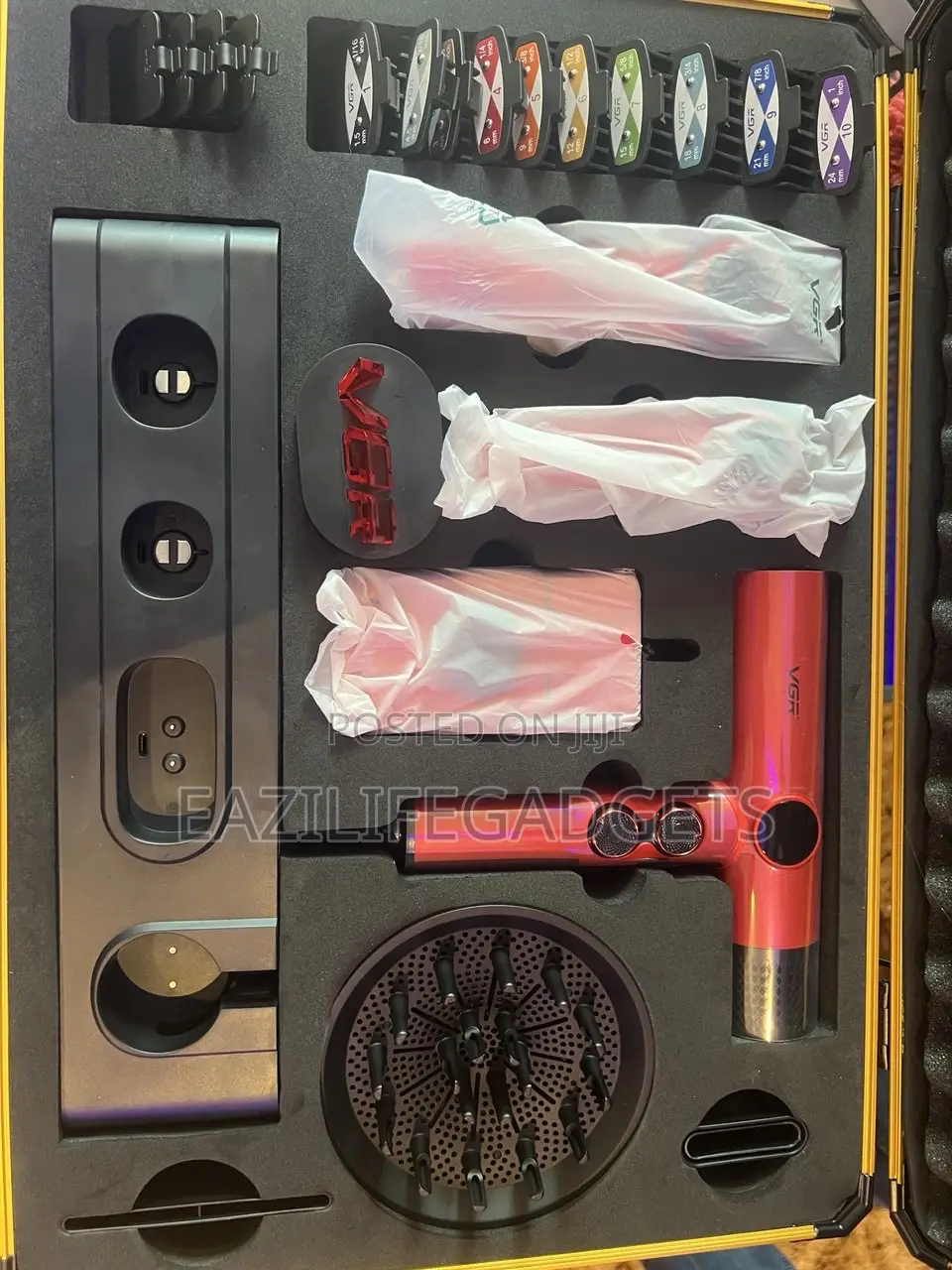 VGR Stepless Pro 4-in-1 Professional Barber Combo Set