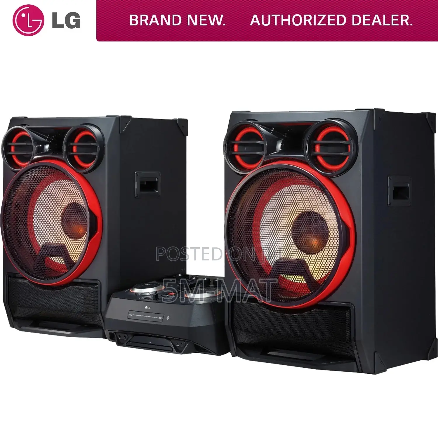 Lg 5000w Loudr Hi-Fi Entertainment System - Ck99/Led Party Lighting