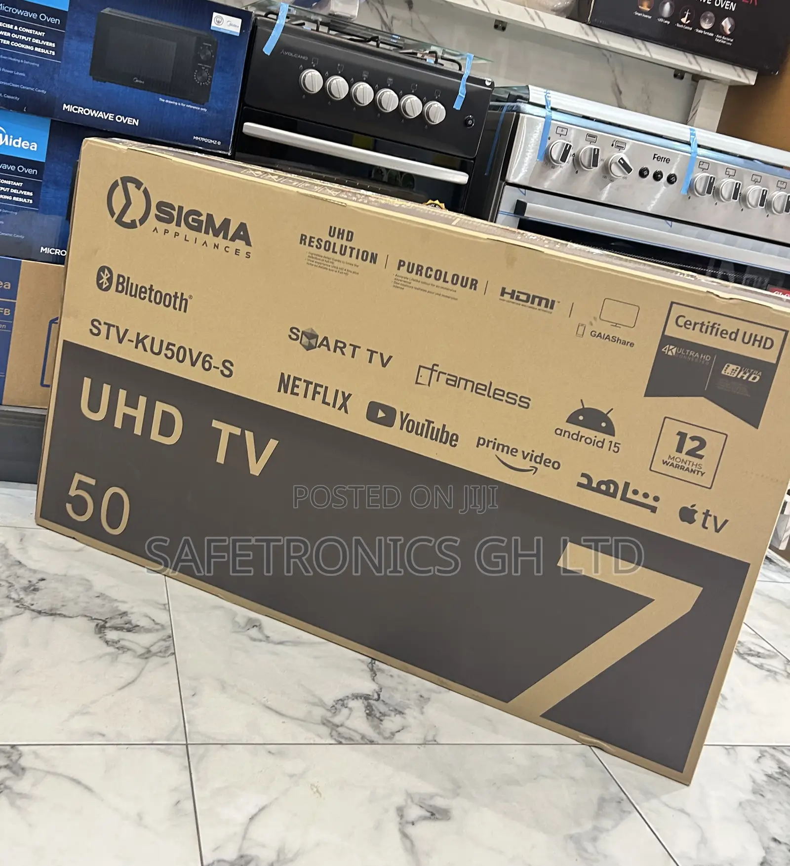 Top Notch Frameless 50 Inch Sigma Uhd Led Android
