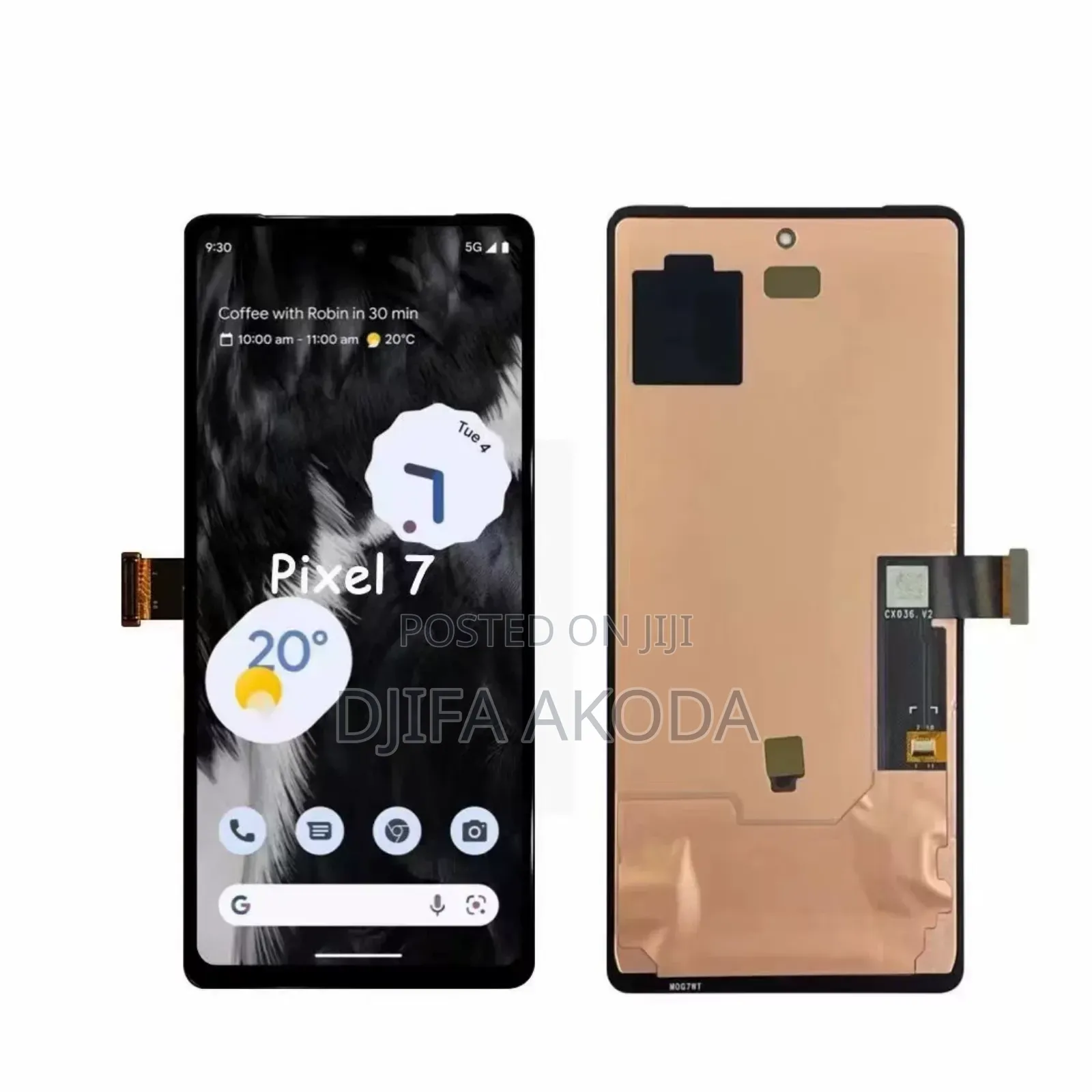 Original Google Pixel 6, 7, Xl, 2, 4xl, Mobile Phone Screen.