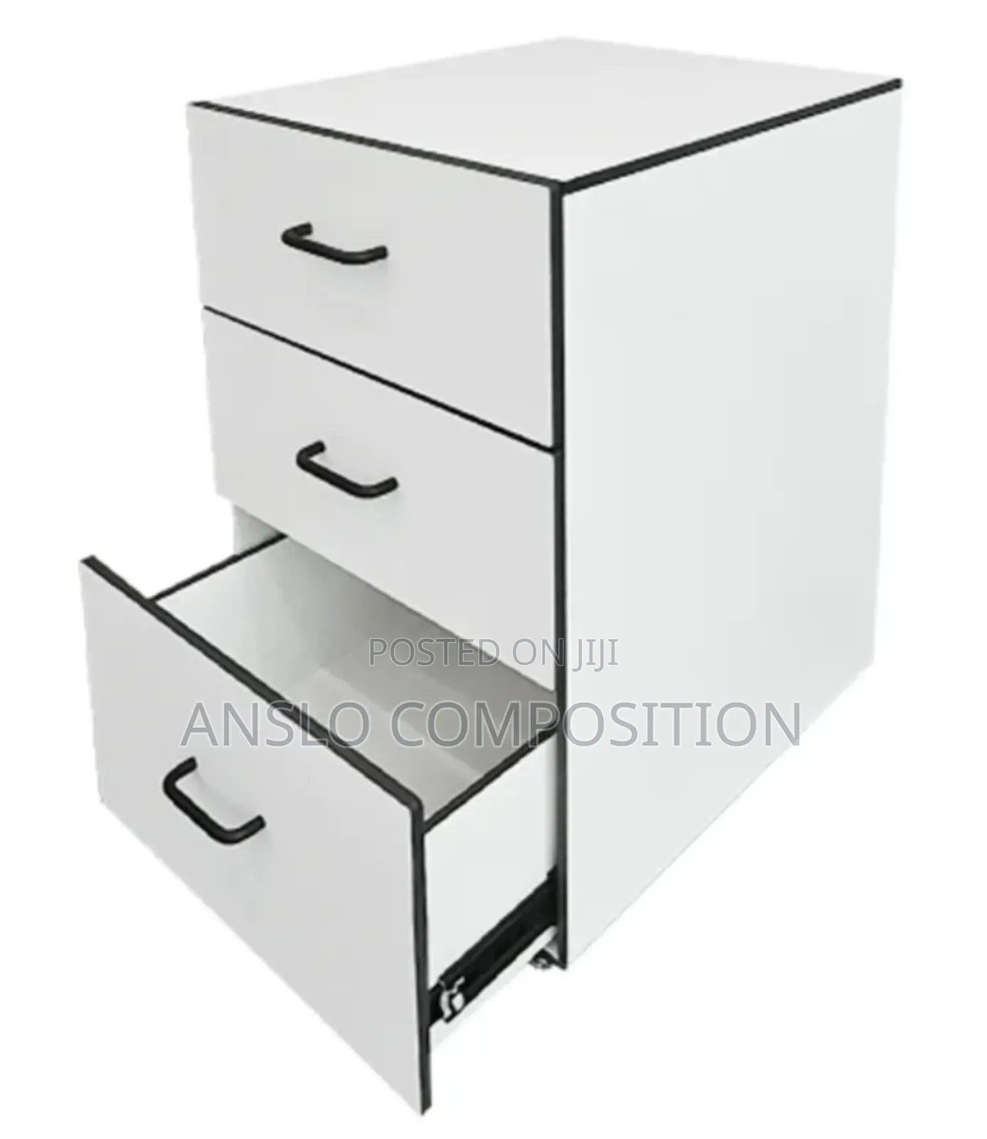 Whitish 3-in-1 Office Drawer
