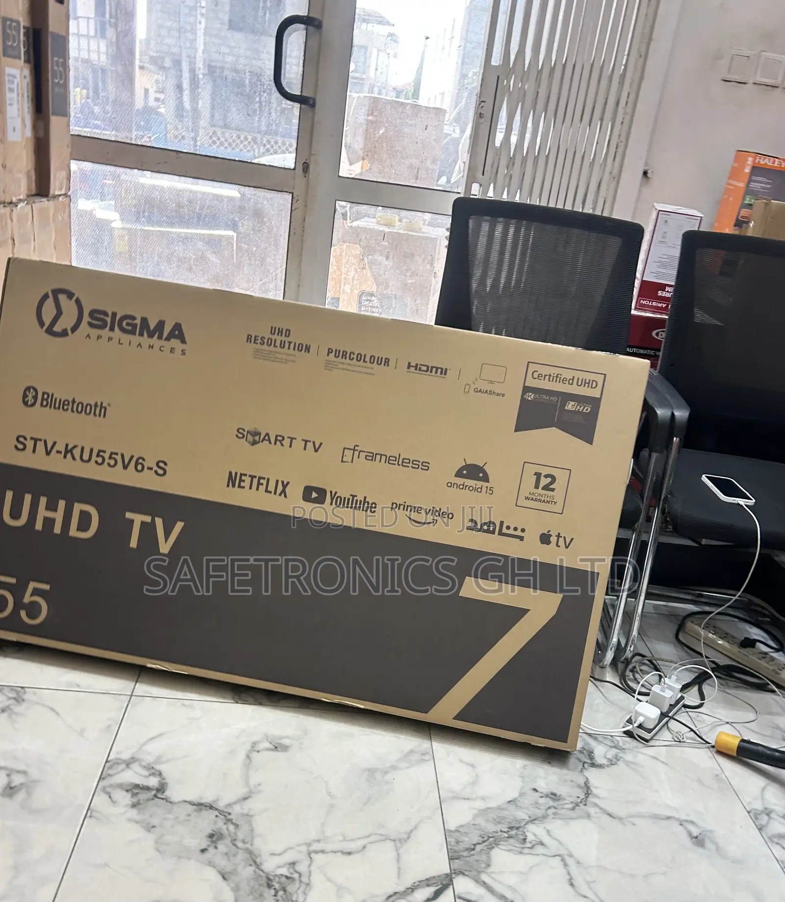 Order Ultra Frameless Uhd Sigma 55 Inch Led Sleek Tv