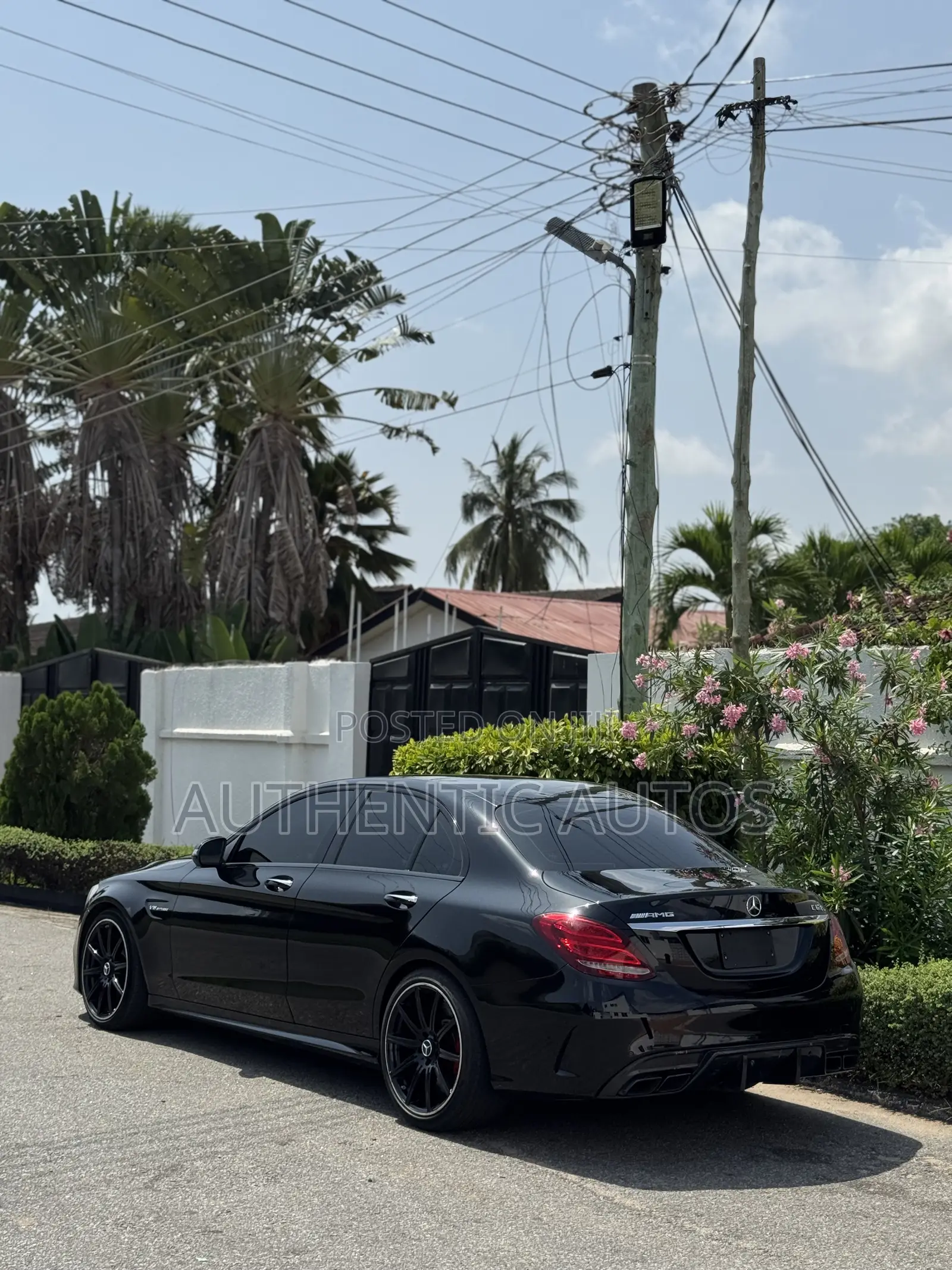 Mercedes-Benz C63 S RWD Sedan (4.0L V8 7A) 2017 Black