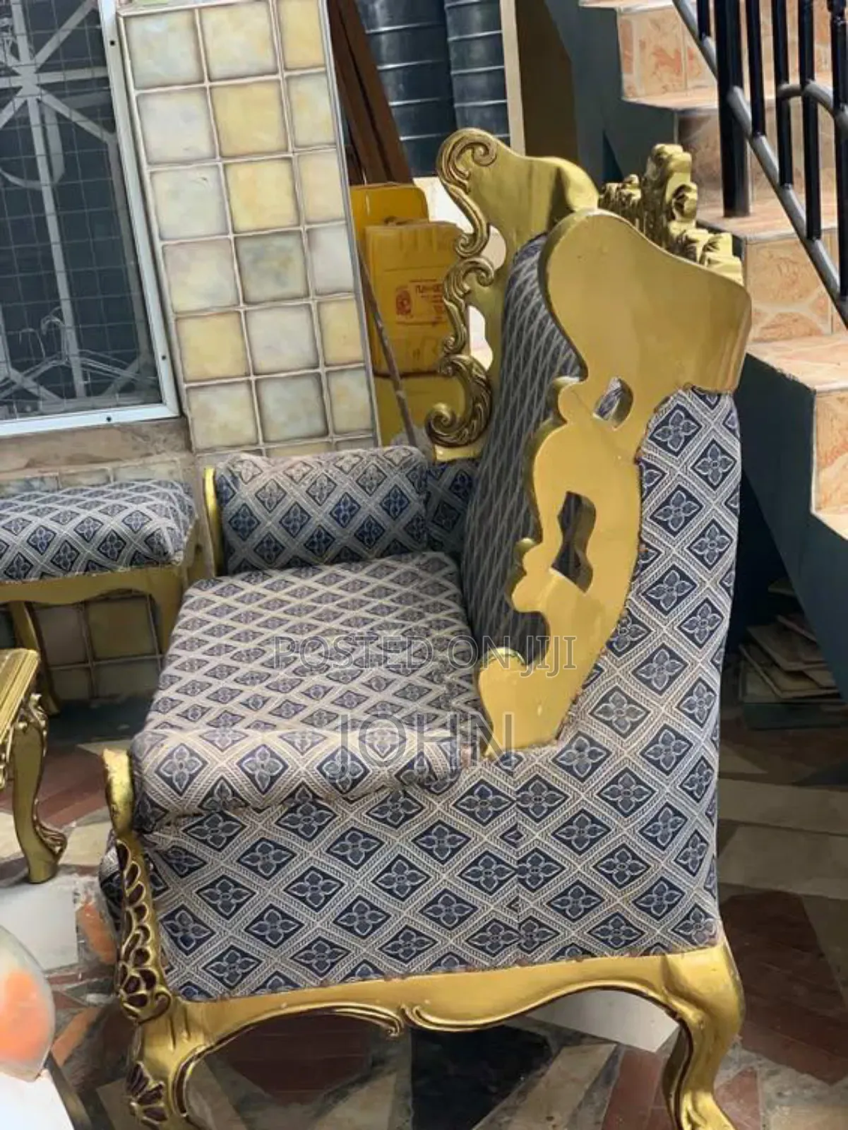 2-2-1 Antique Design Sofa Set