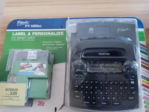 Brother P Touch Pt 1890sc Deluxe Home Office Labeler