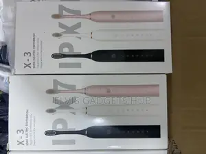 X3 Sonic Electric Toothbrush Ipx-7 Water Resistant With 4 Brushes