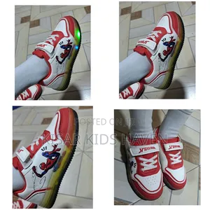Kids Marvel Spiderman Sneakers With Light Size 26, 27, 28, 29