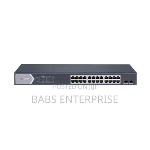 Hikvision 24 Port Gigabit Unmanaged Poe Switch
Ds-3e0526p-e/M