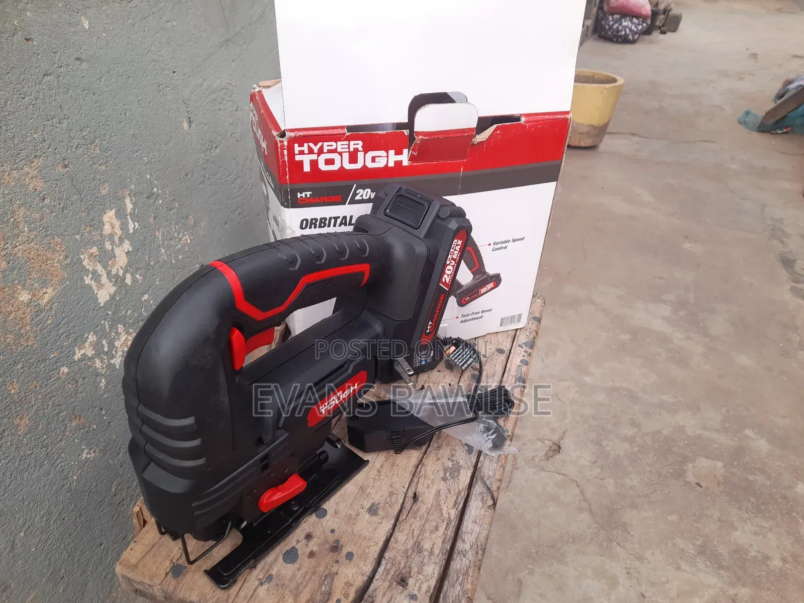 Hyper Tough Orbital Jigsaw 20v Cordless