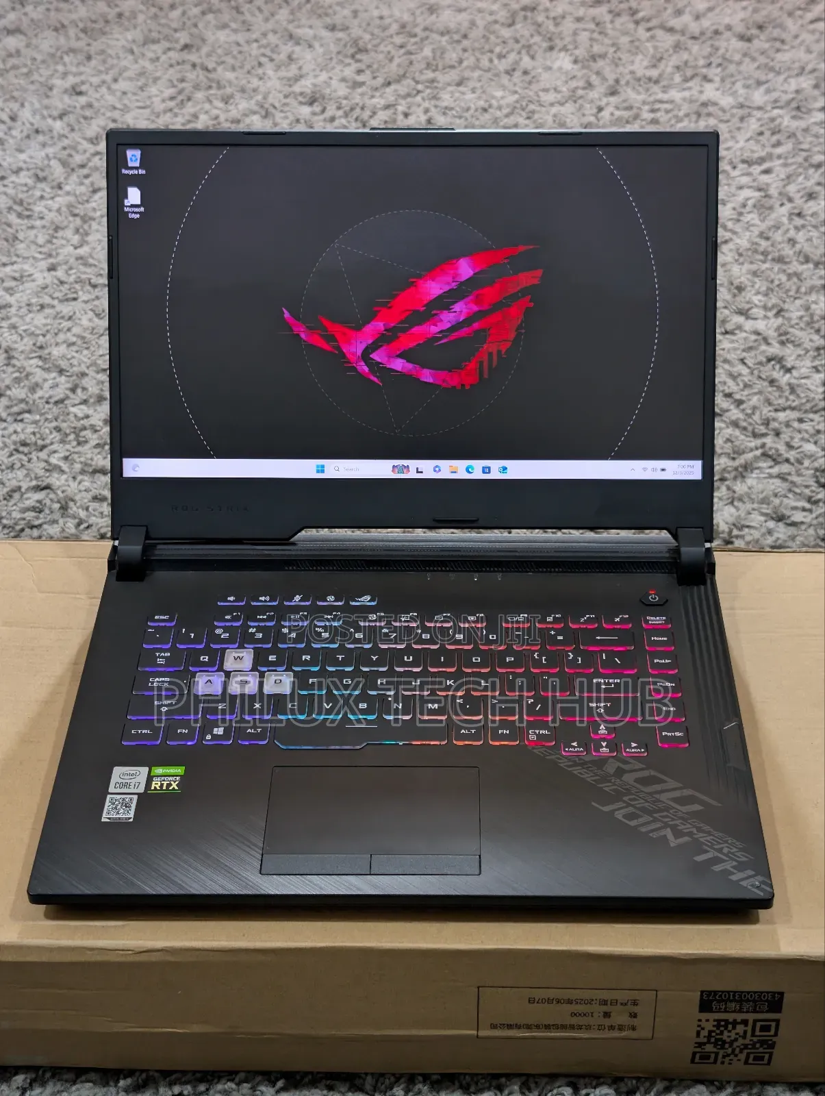 Laptop Asus ROG Strix G15 G512 24GB Intel Core i7 SSD 512GB