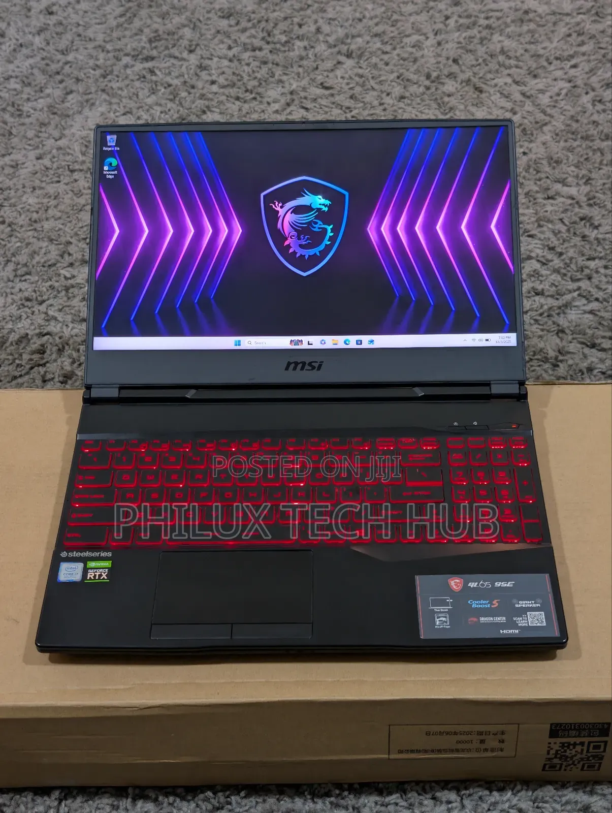 Laptop MSI GP65 Leopard 24GB Intel Core I7 SSD 512GB