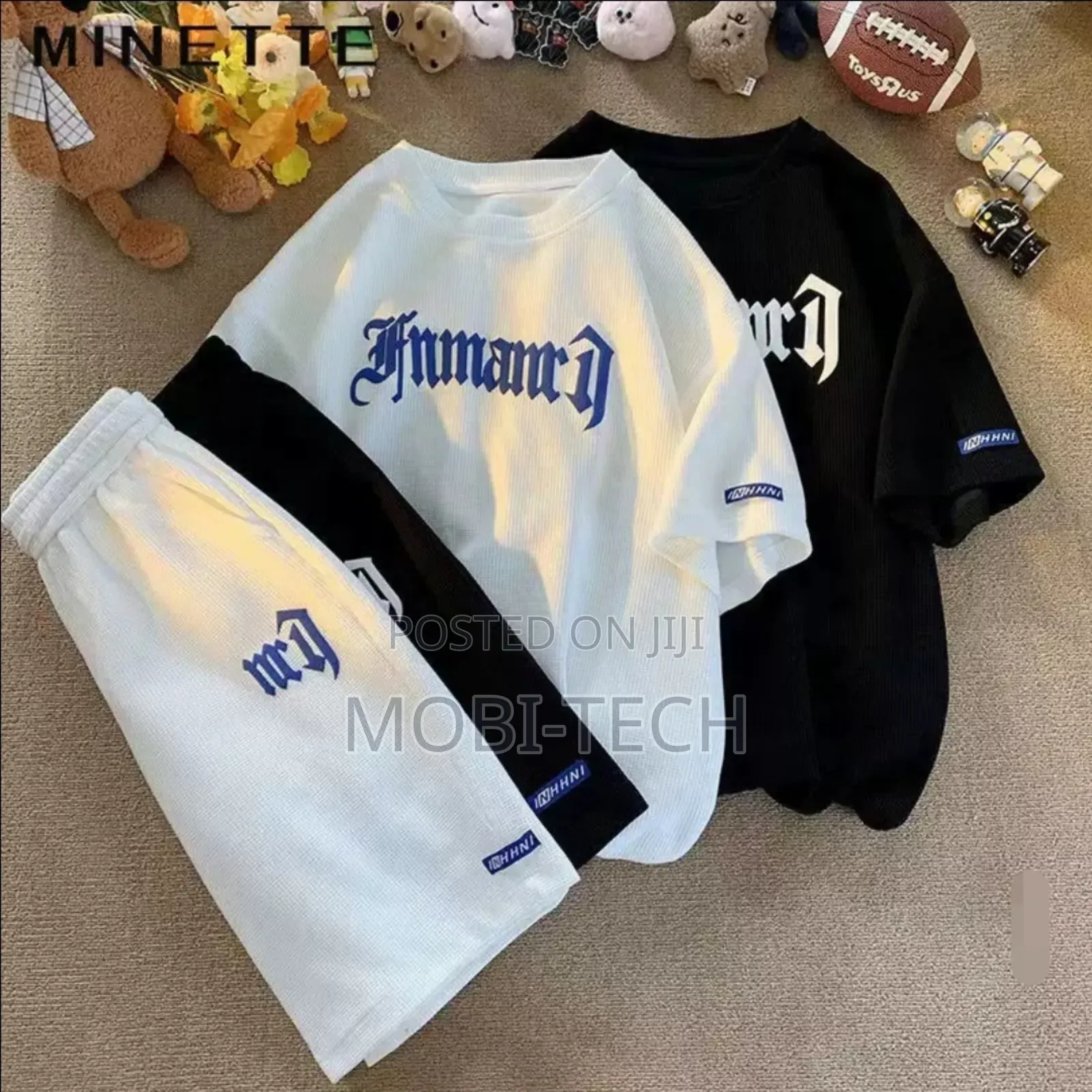 Men Waffle Shirt and Shorts
