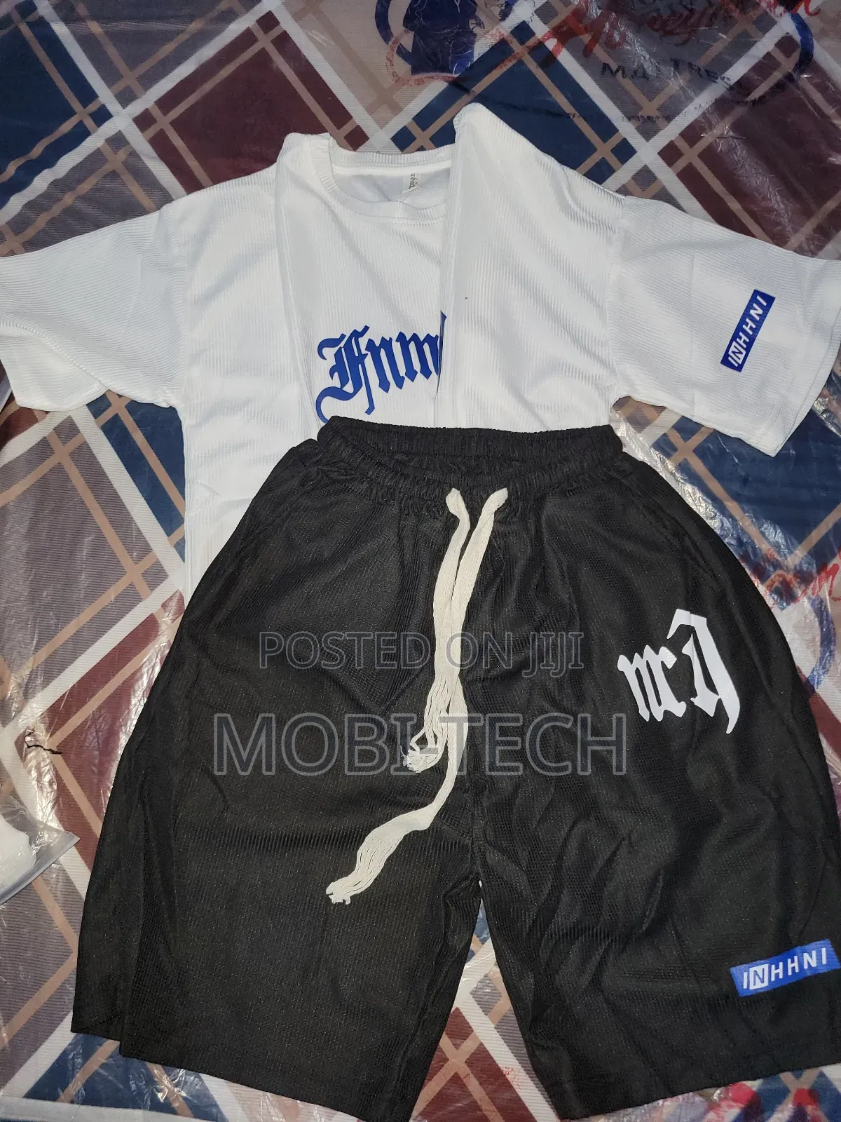 Men Waffle Shirt and Shorts