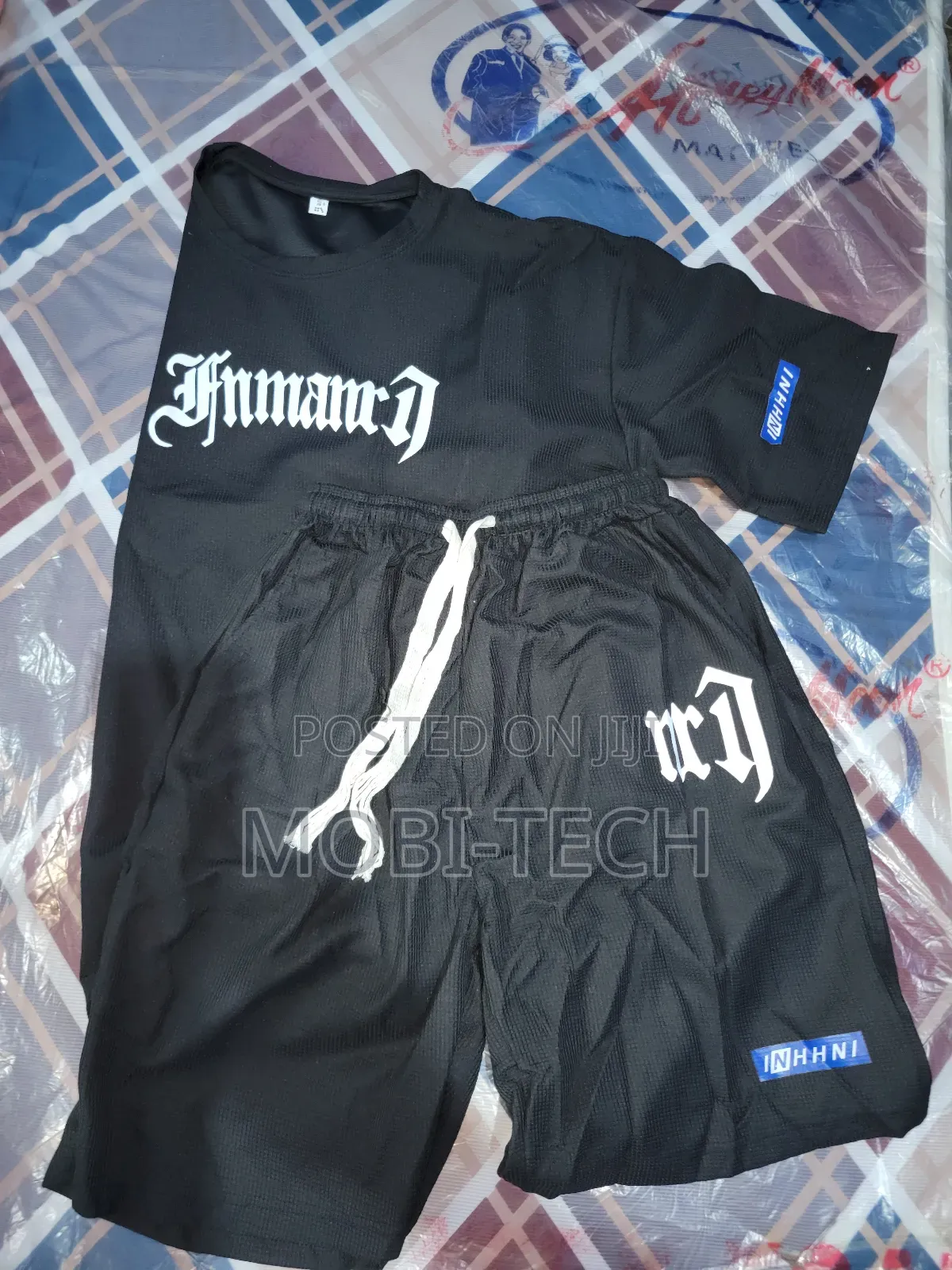 Men Waffle Shirt and Shorts