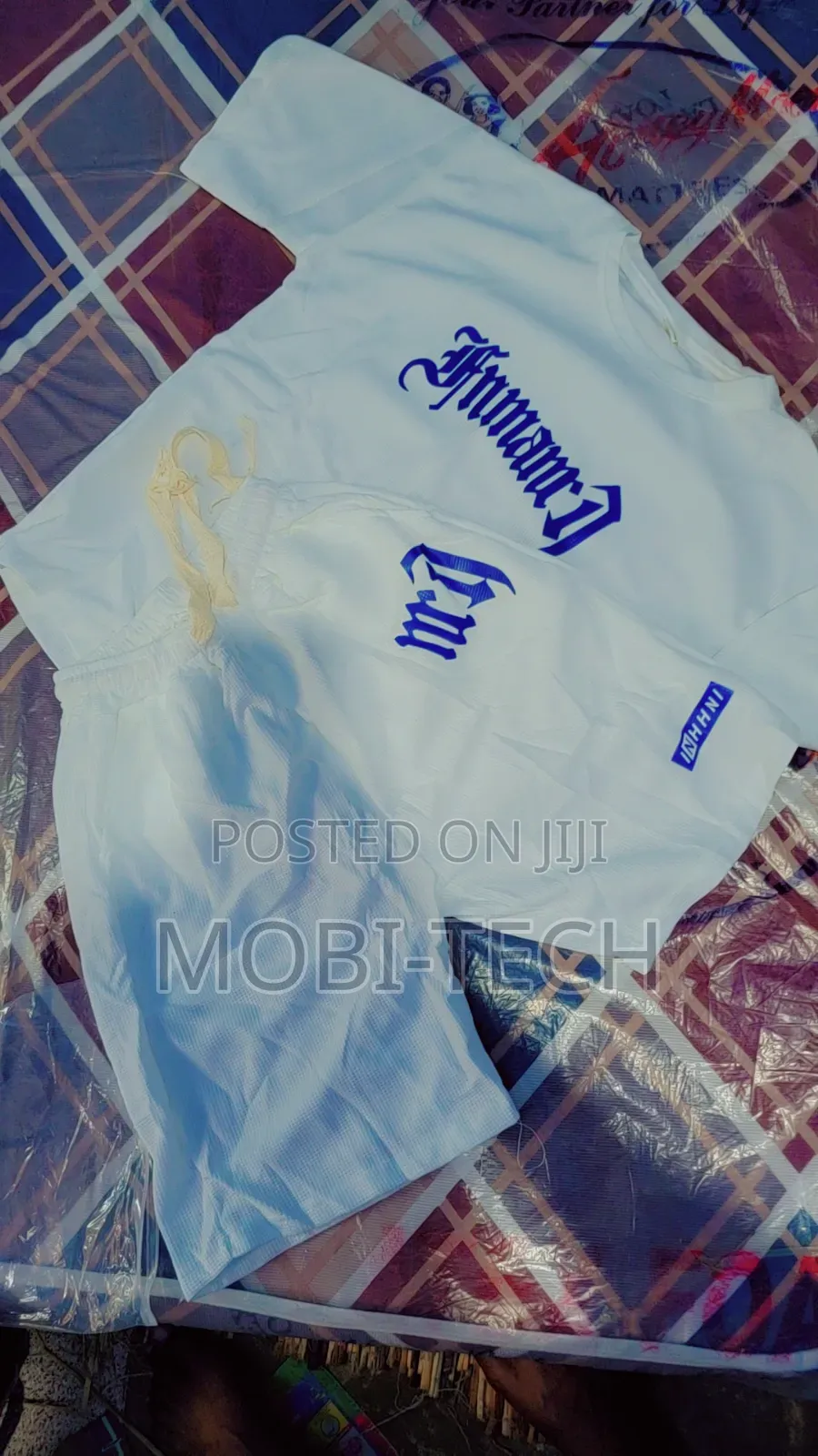 Men Waffle Shirt and Shorts