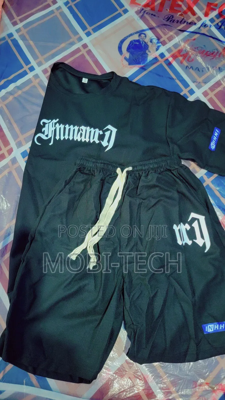 Men Waffle Shirt and Shorts