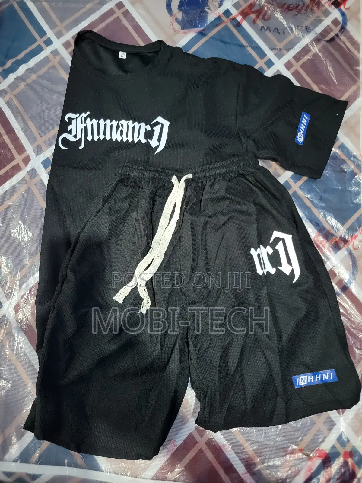 Men Waffle Shirt and Shorts
