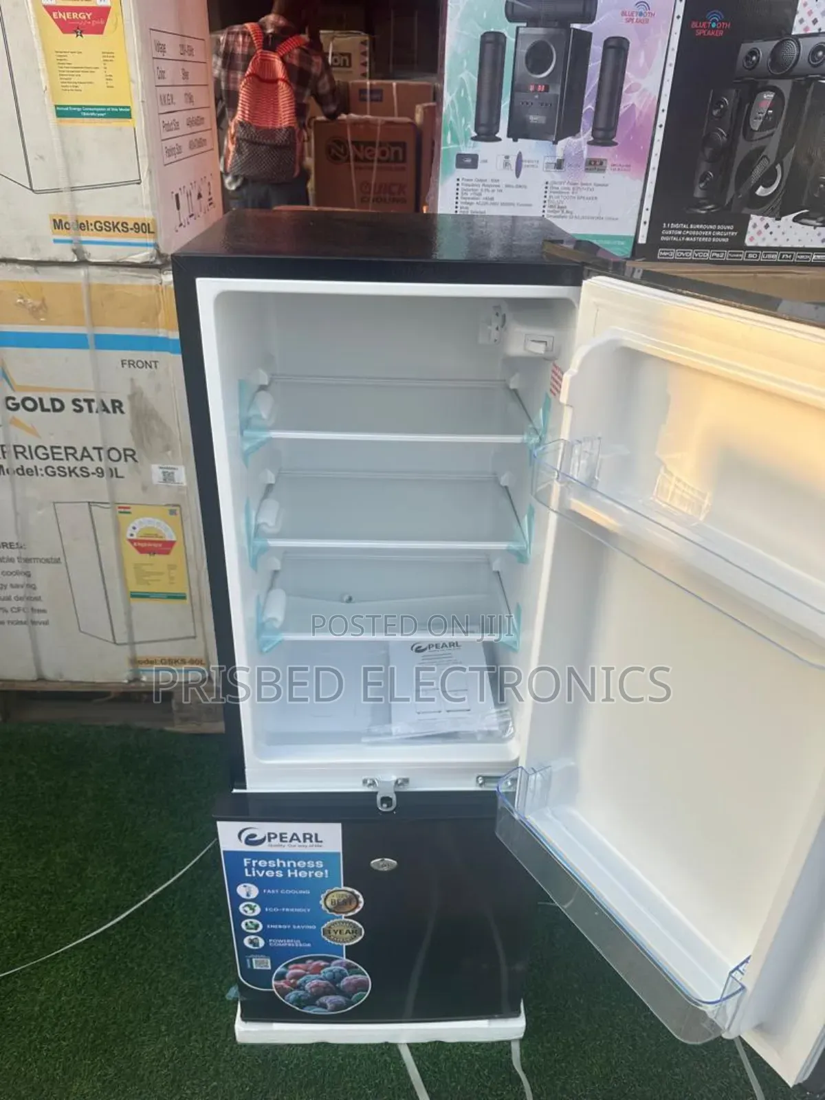 Pearl Table Top Double Door Fridge 94 Litres