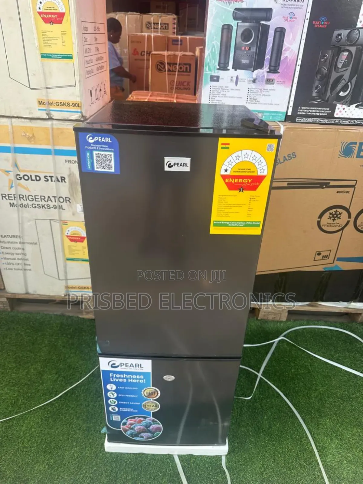 Pearl Table Top Double Door Fridge 94 Litres