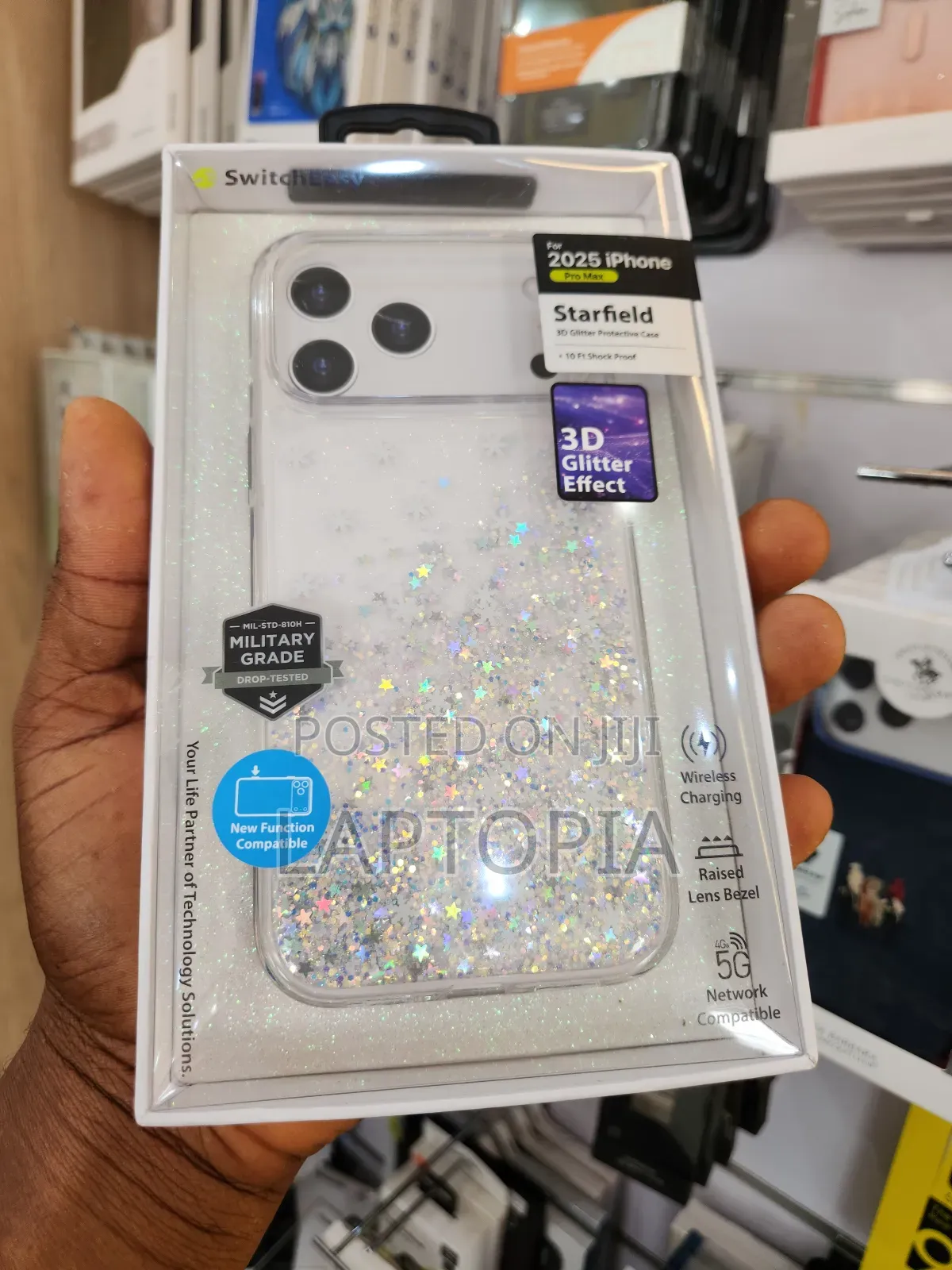 Switcheasy 3d Glitter Shockproof Magsafe Case For iPhone 17 Pro Max