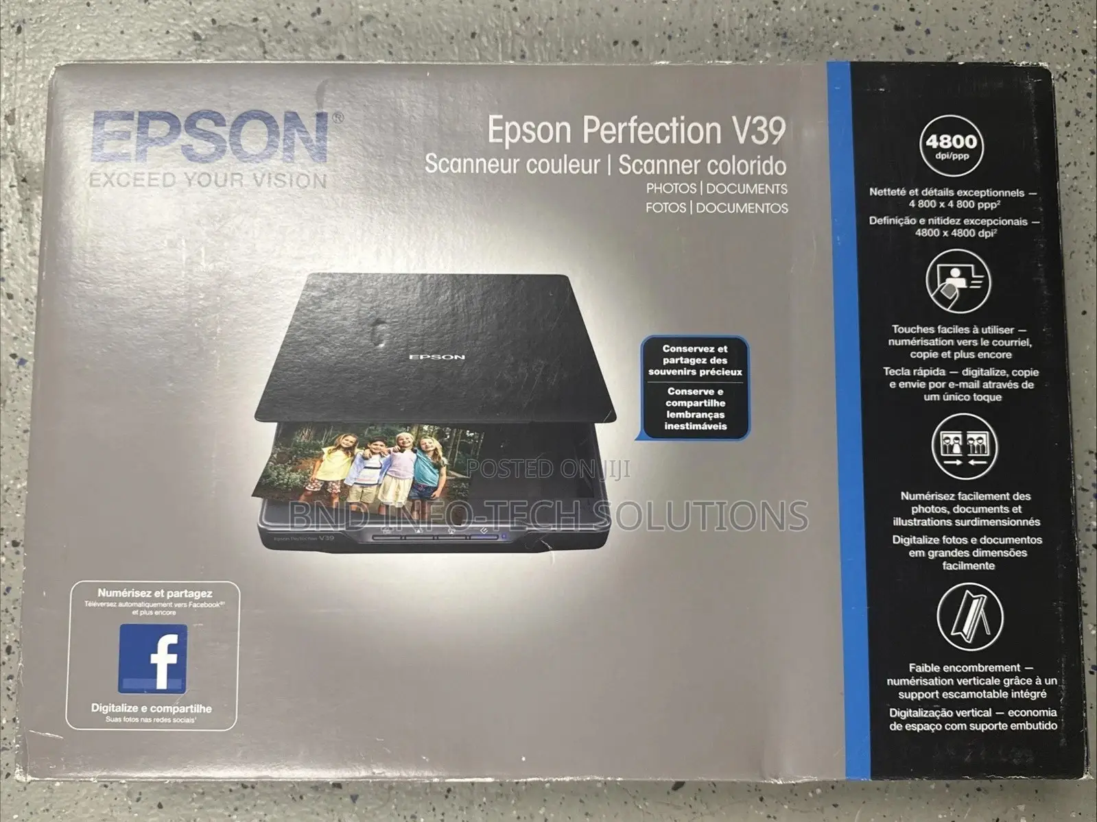 Epson Perfection V39 Flatbed Scanner