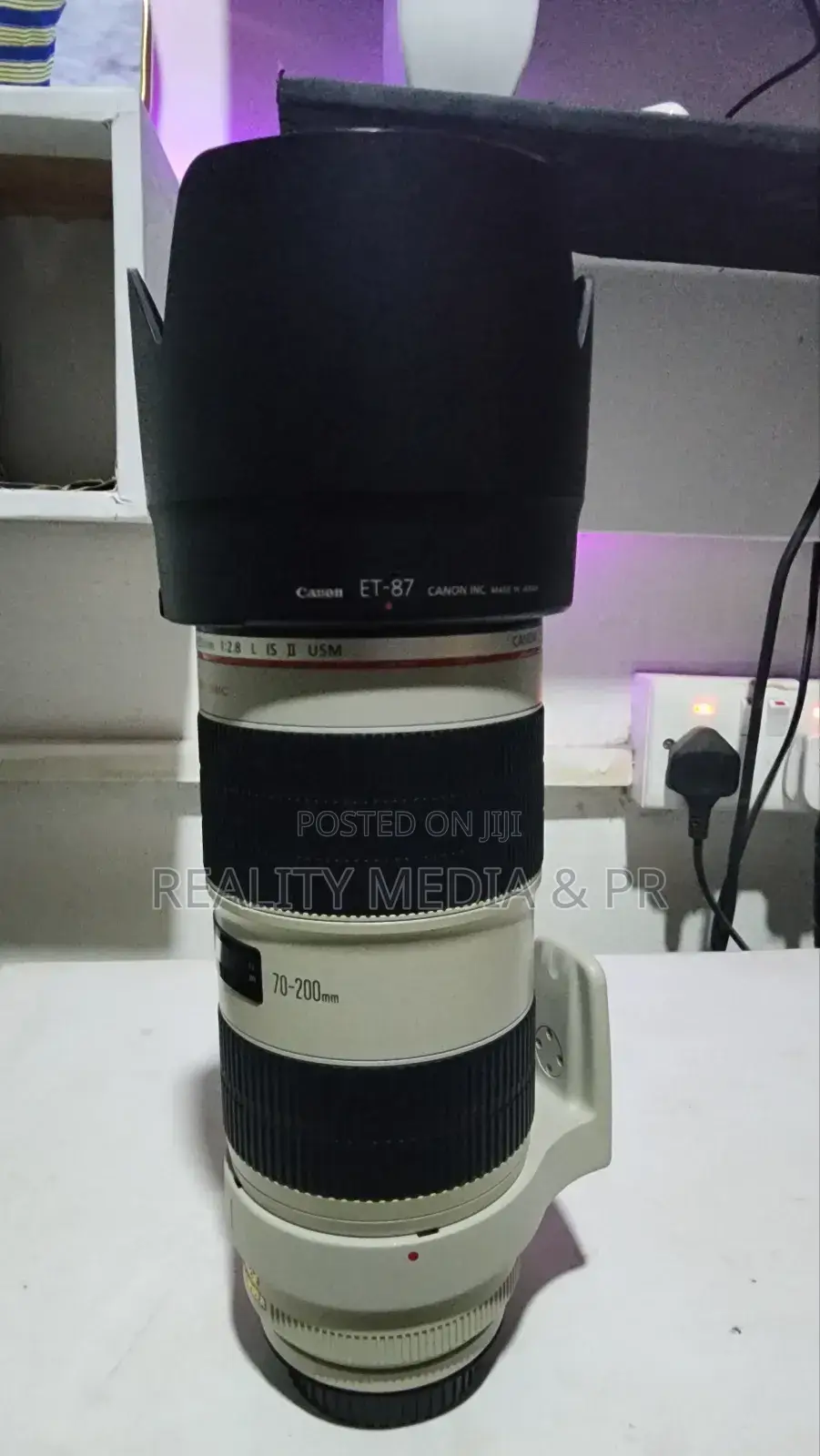 Canon Ef 70–200mm F/2.8l Is Ii Usm Lens – Sharp – Professional –Obuasi