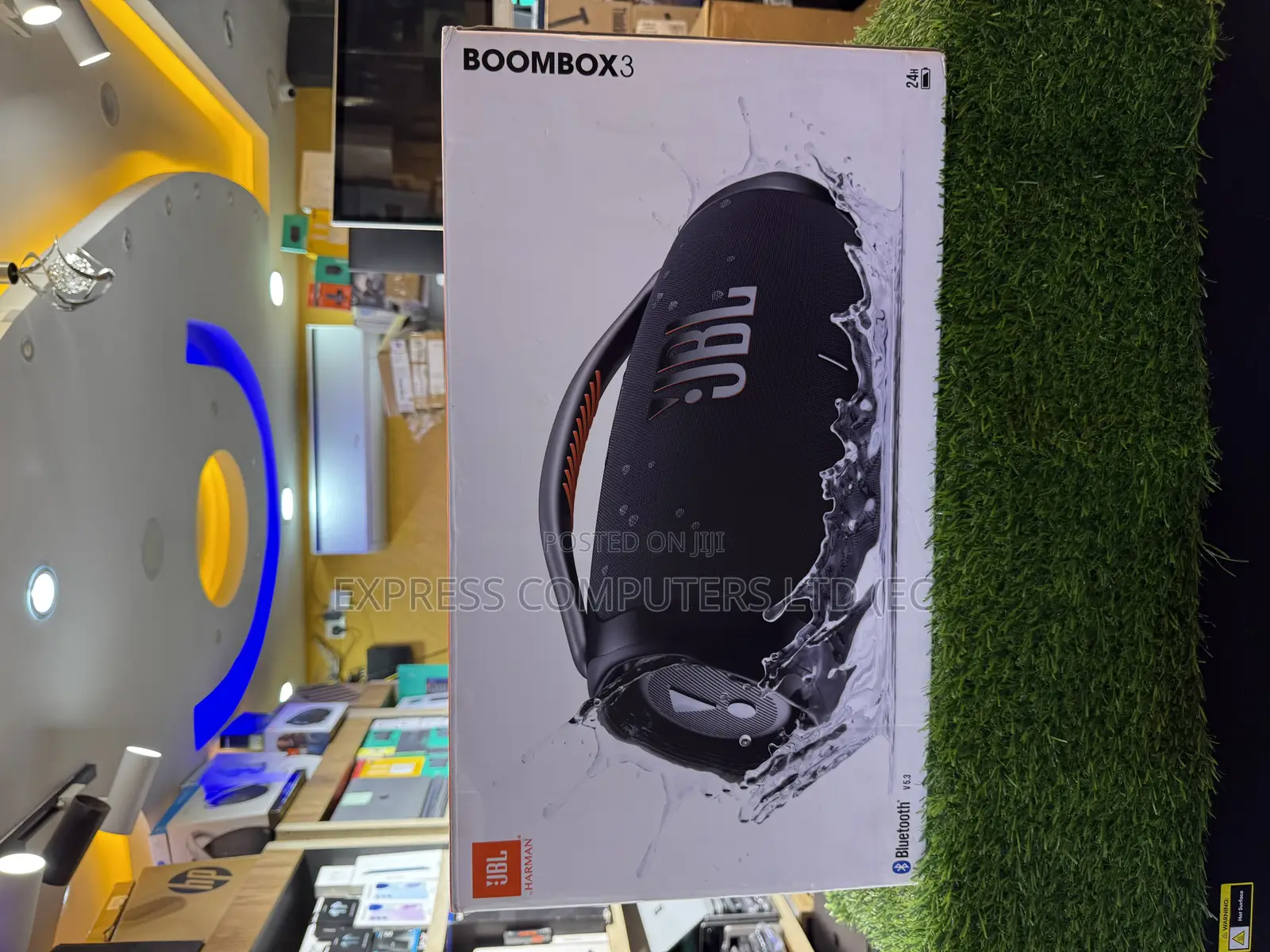 JBL Boombox 3 Bluetooth Speaker With Massive Sound, Deepest Bass,Uk