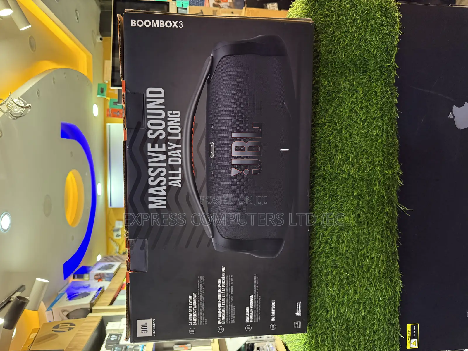 JBL Boombox 3 Bluetooth Speaker With Massive Sound, Deepest Bass,Uk