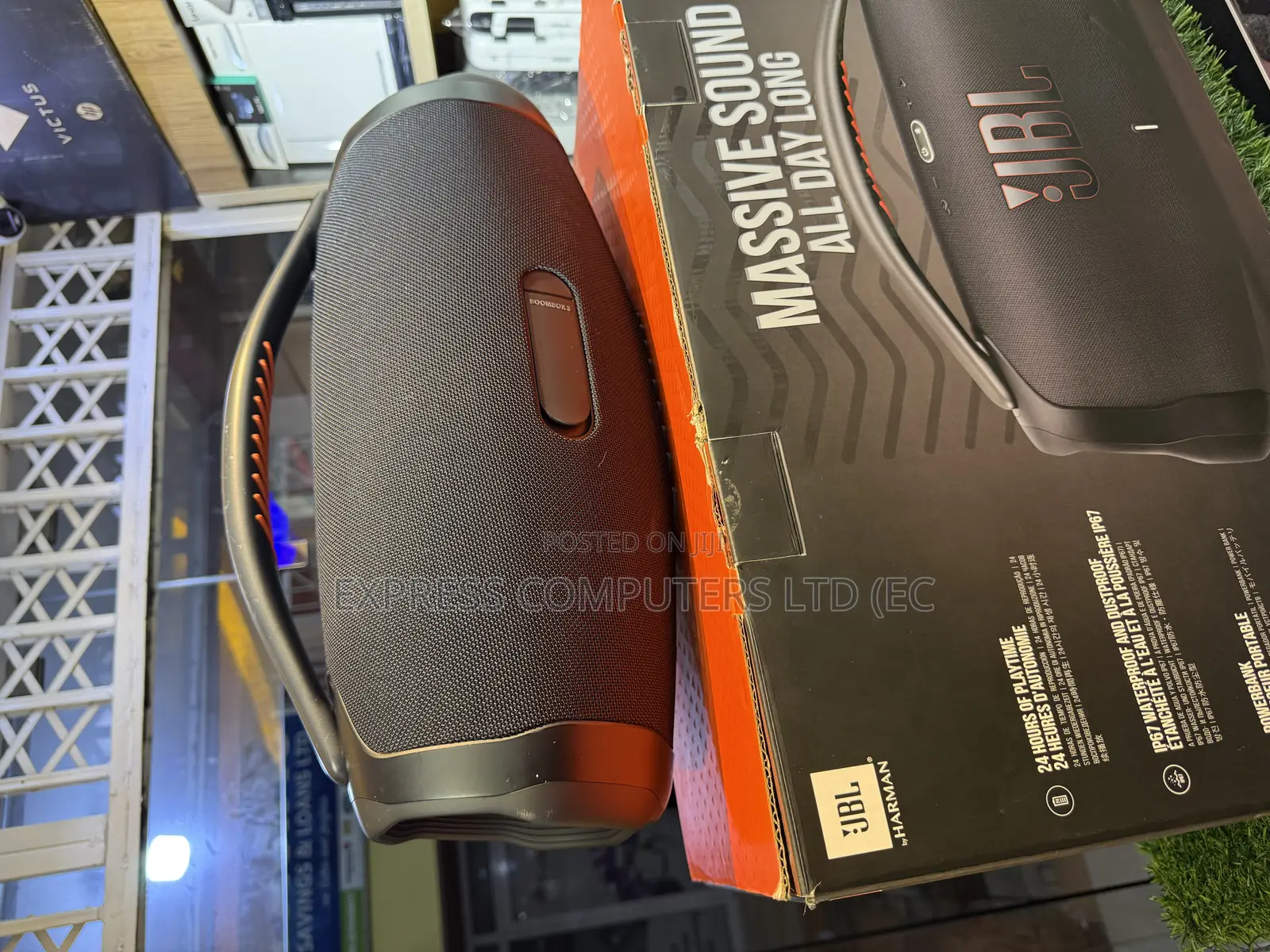 JBL Boombox 3 Bluetooth Speaker With Massive Sound, Deepest Bass,Uk