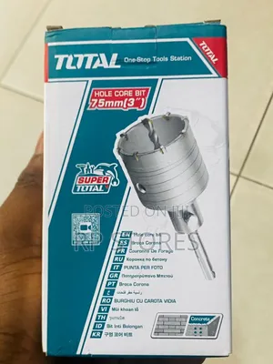 Total Hole Core Bit 75mm( 3")