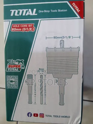 Total Hole Core Bits 80mm(3.1/8")
