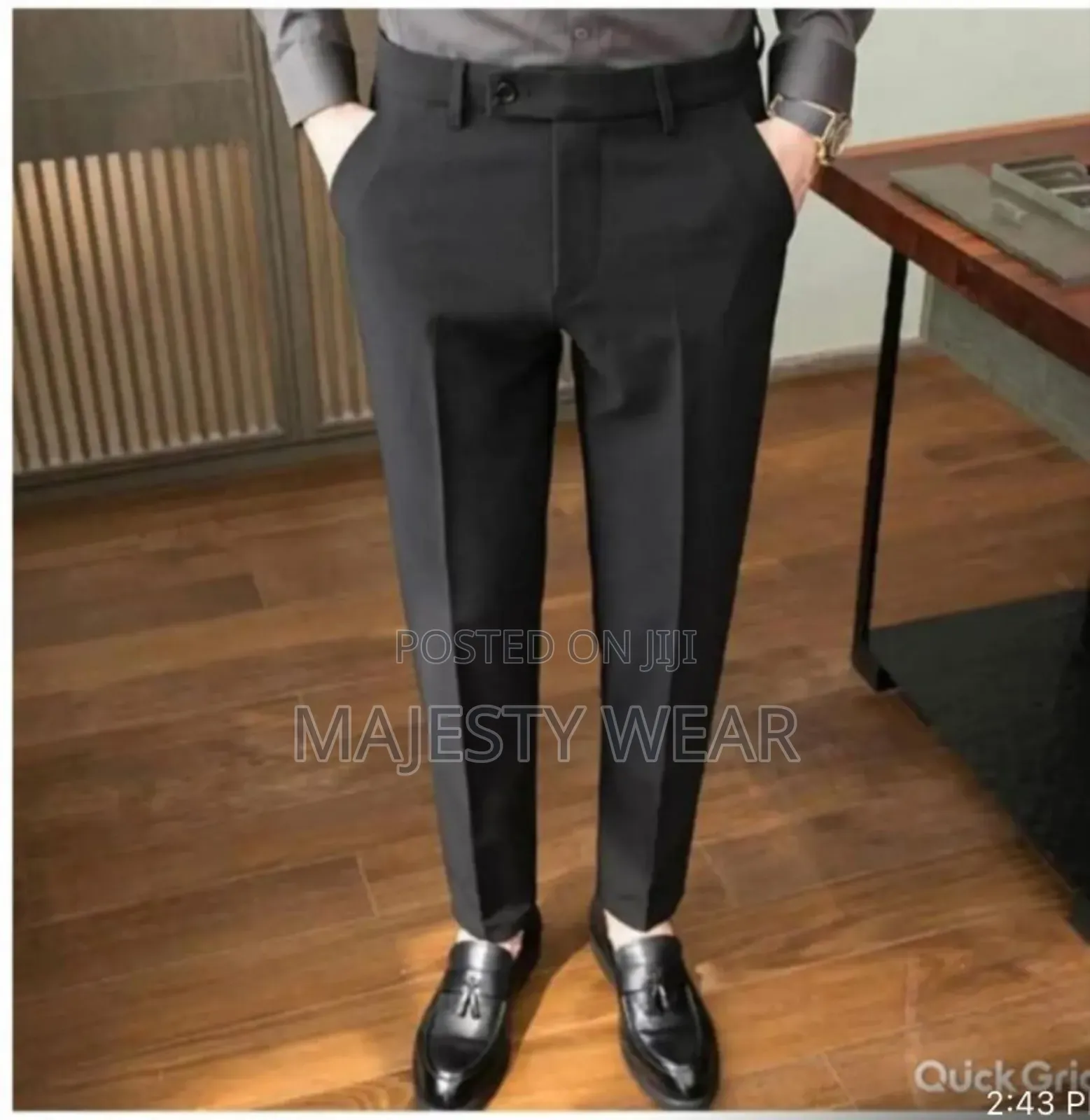 Well Ironed Material Trousers Available for Sale