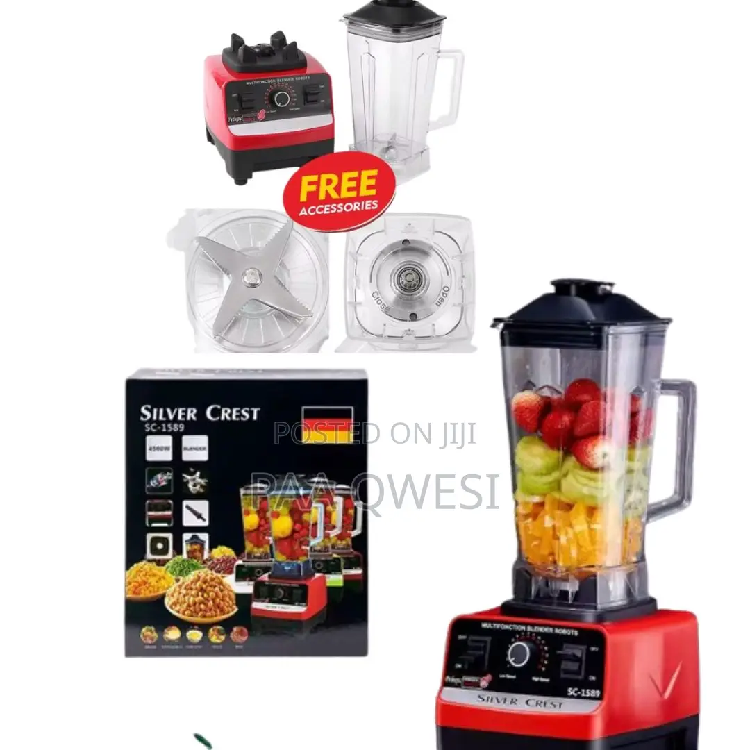 2 In 1 Fruit Juice Silver Crest Blender
