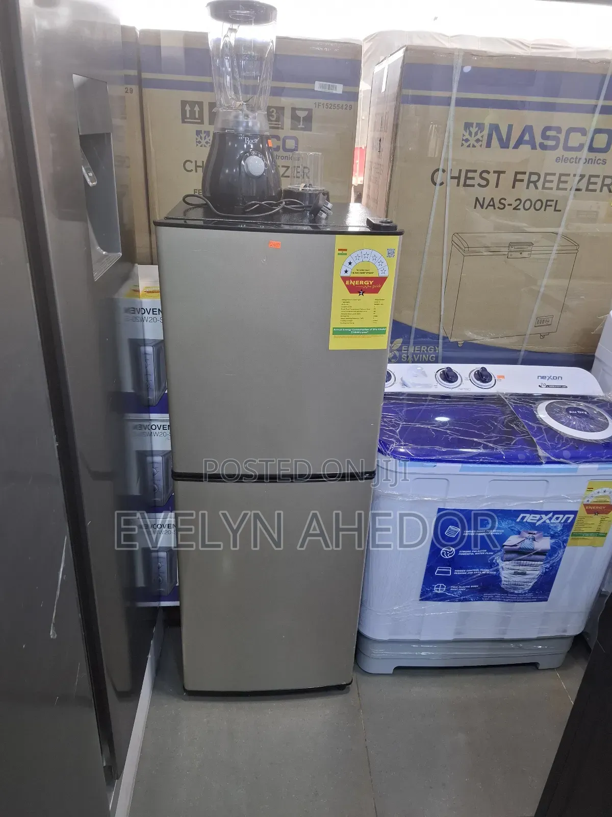 Nasco Gold Colour Bottom Freezer 138l Brand New for Sale