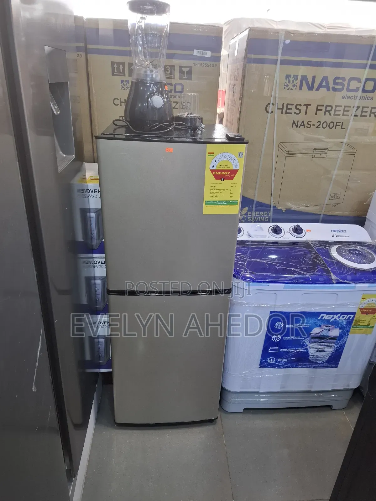 Nasco Gold Colour Bottom Freezer 138l Brand New for Sale