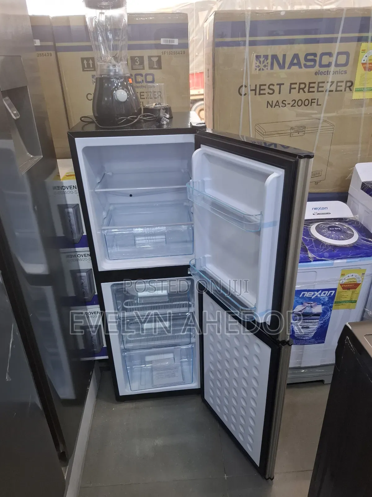 Nasco Gold Colour Bottom Freezer 138l Brand New for Sale