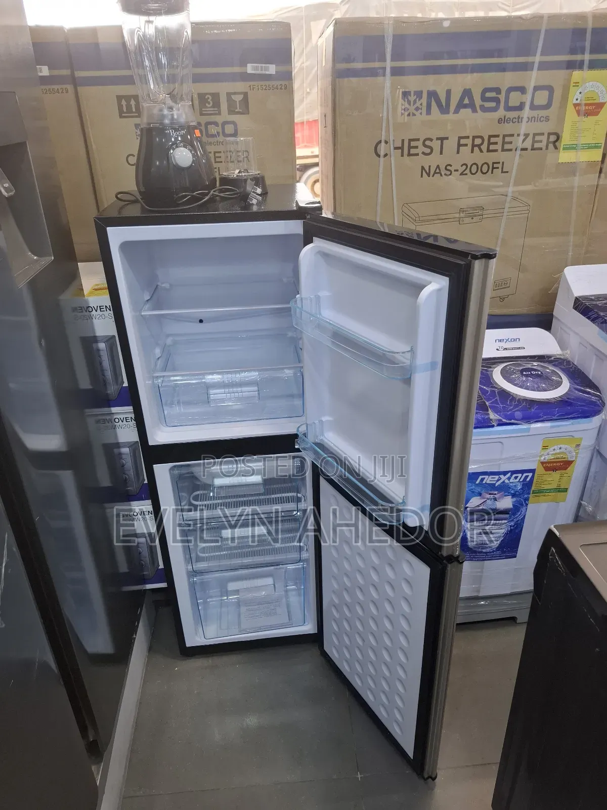 Nasco Gold Colour Bottom Freezer 138l Brand New for Sale