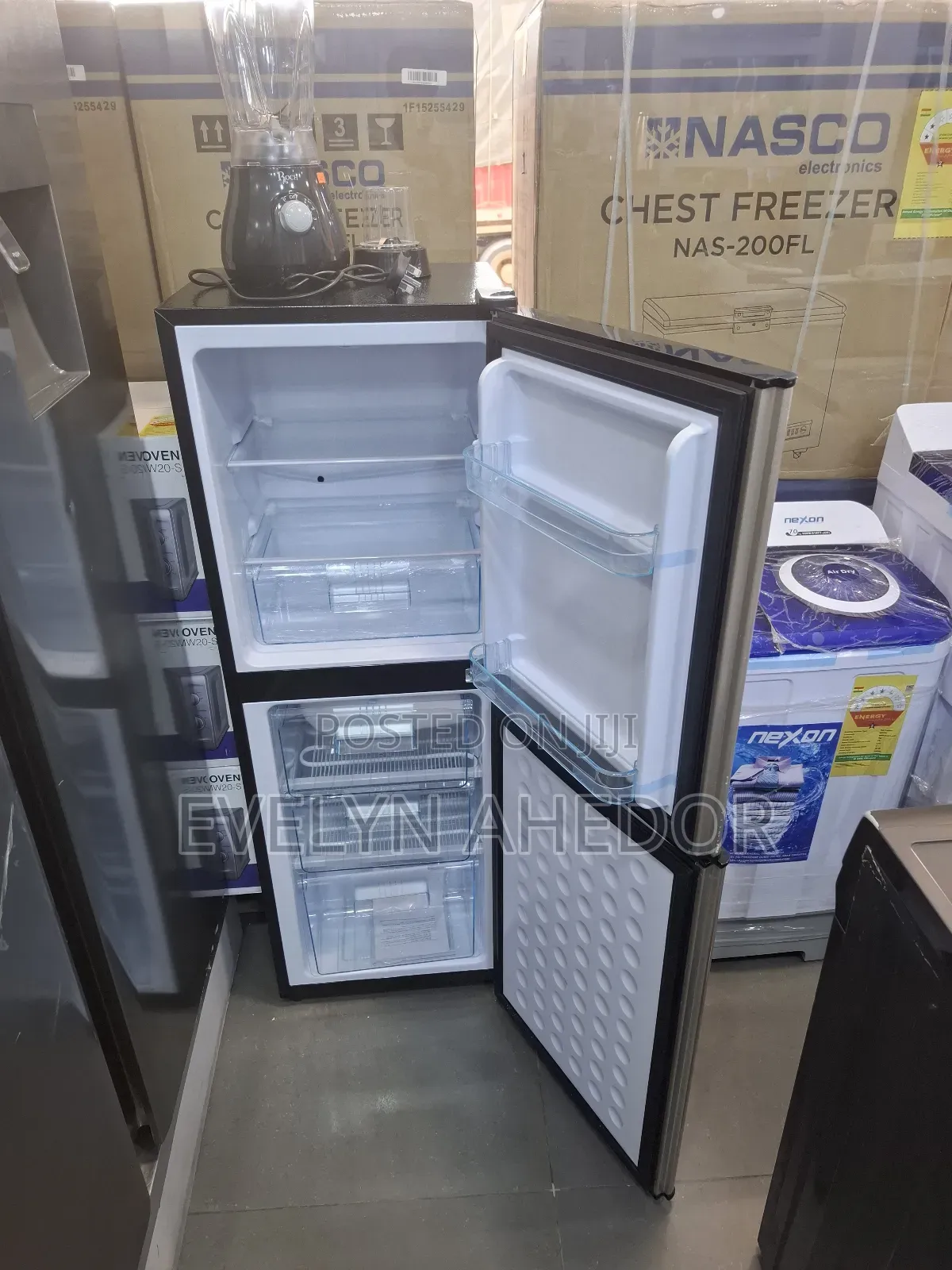 Nasco Gold Colour Bottom Freezer 138l Brand New for Sale