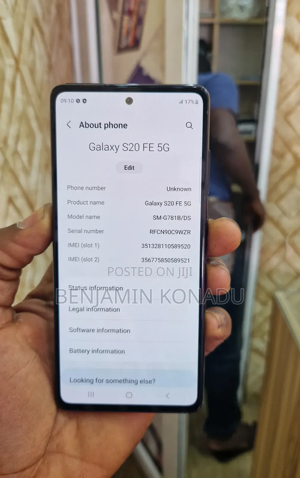 Samsung Galaxy S20 FE 128 GB Blue