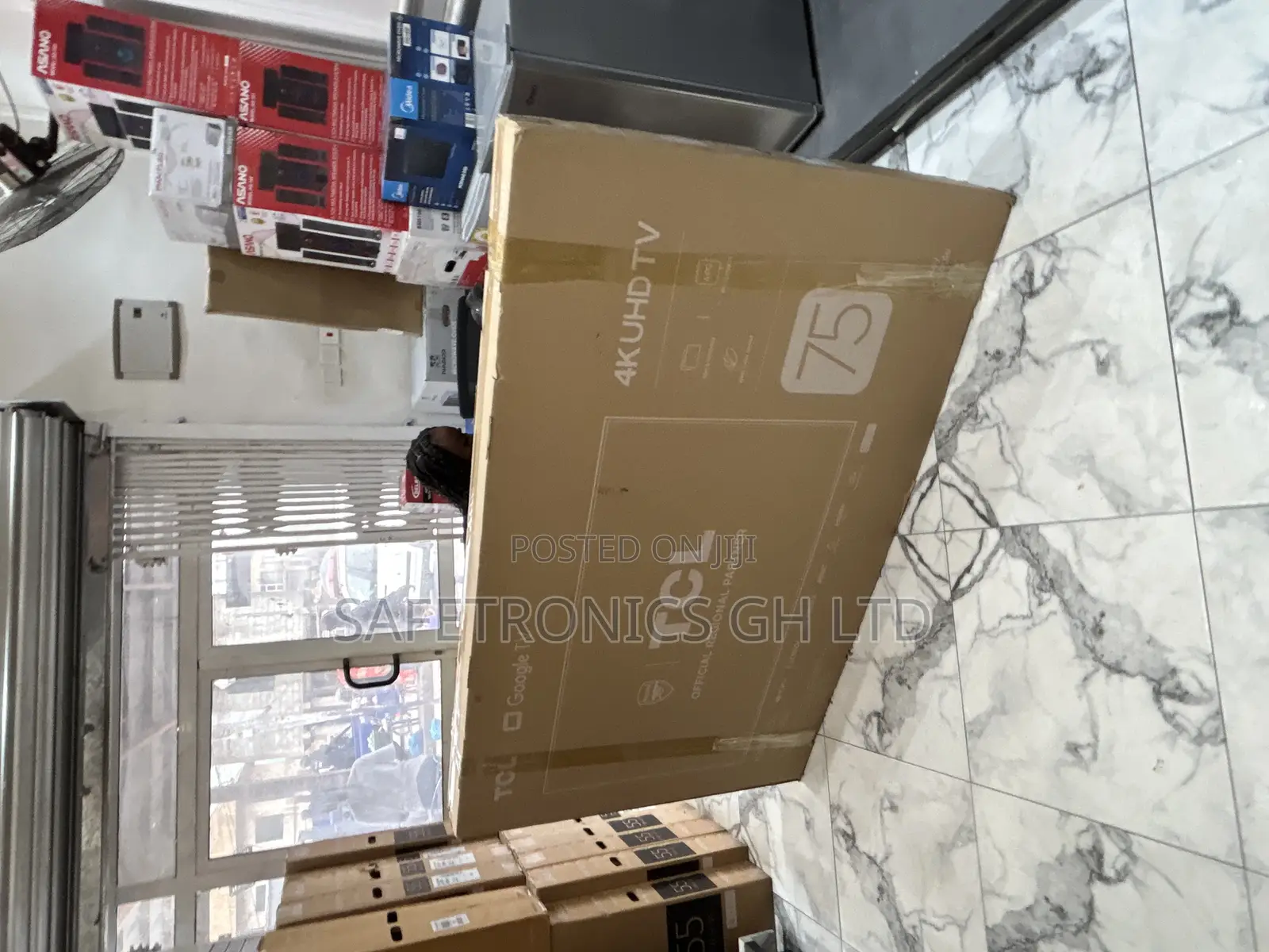 Authentic Slim Led HDR Smart TCL 77” 75p755 Android Tv