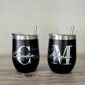 Customised Egg Shaped Stainless Steel Mugs With Cover