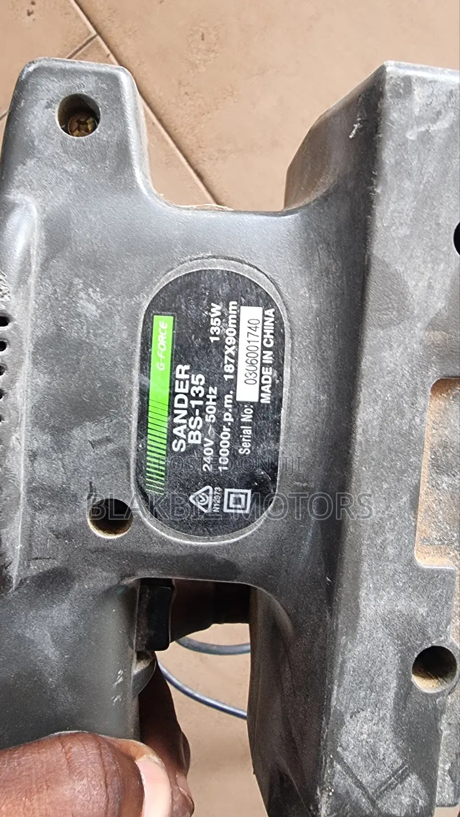G-Force Sheet Palm Sander
