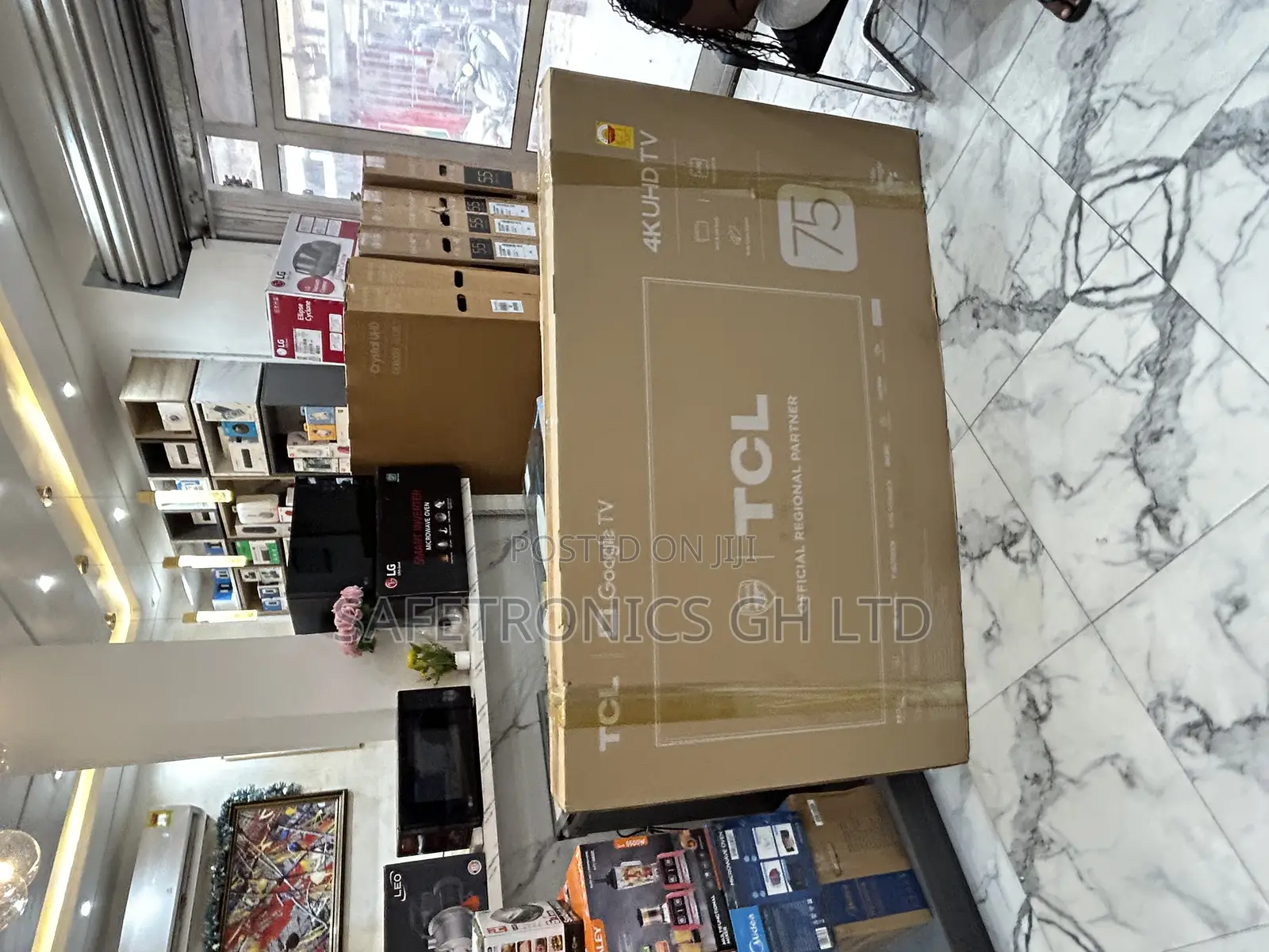 Frameless 75” Led TCL Ultra Smart P755 Sleek Android Tv