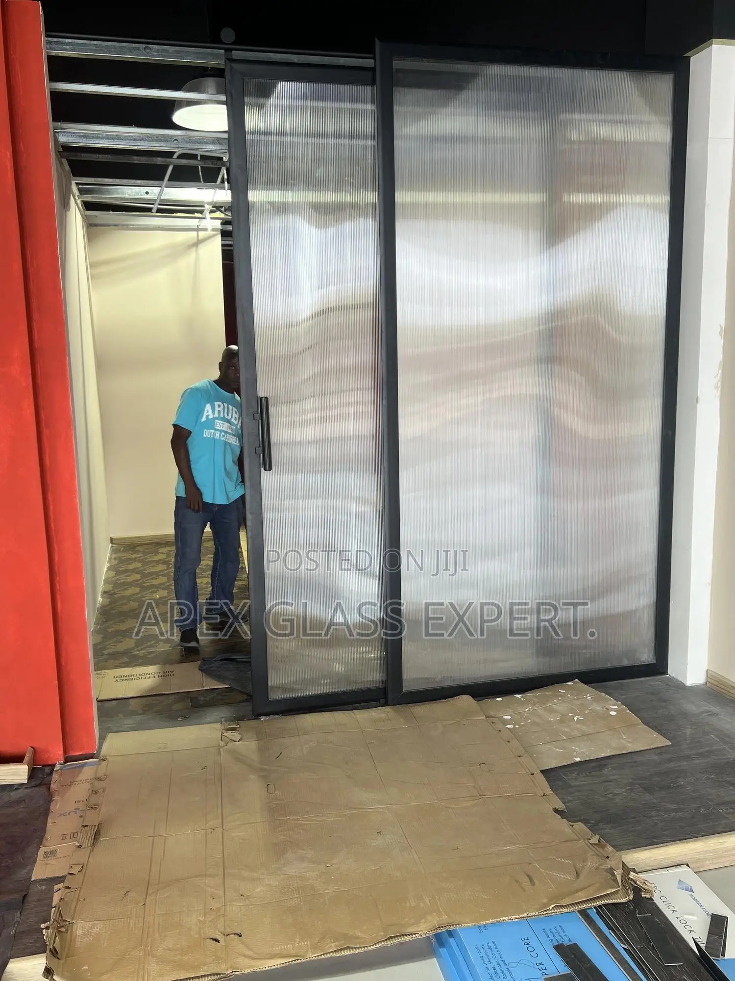 Trackless Barn Slide Door.