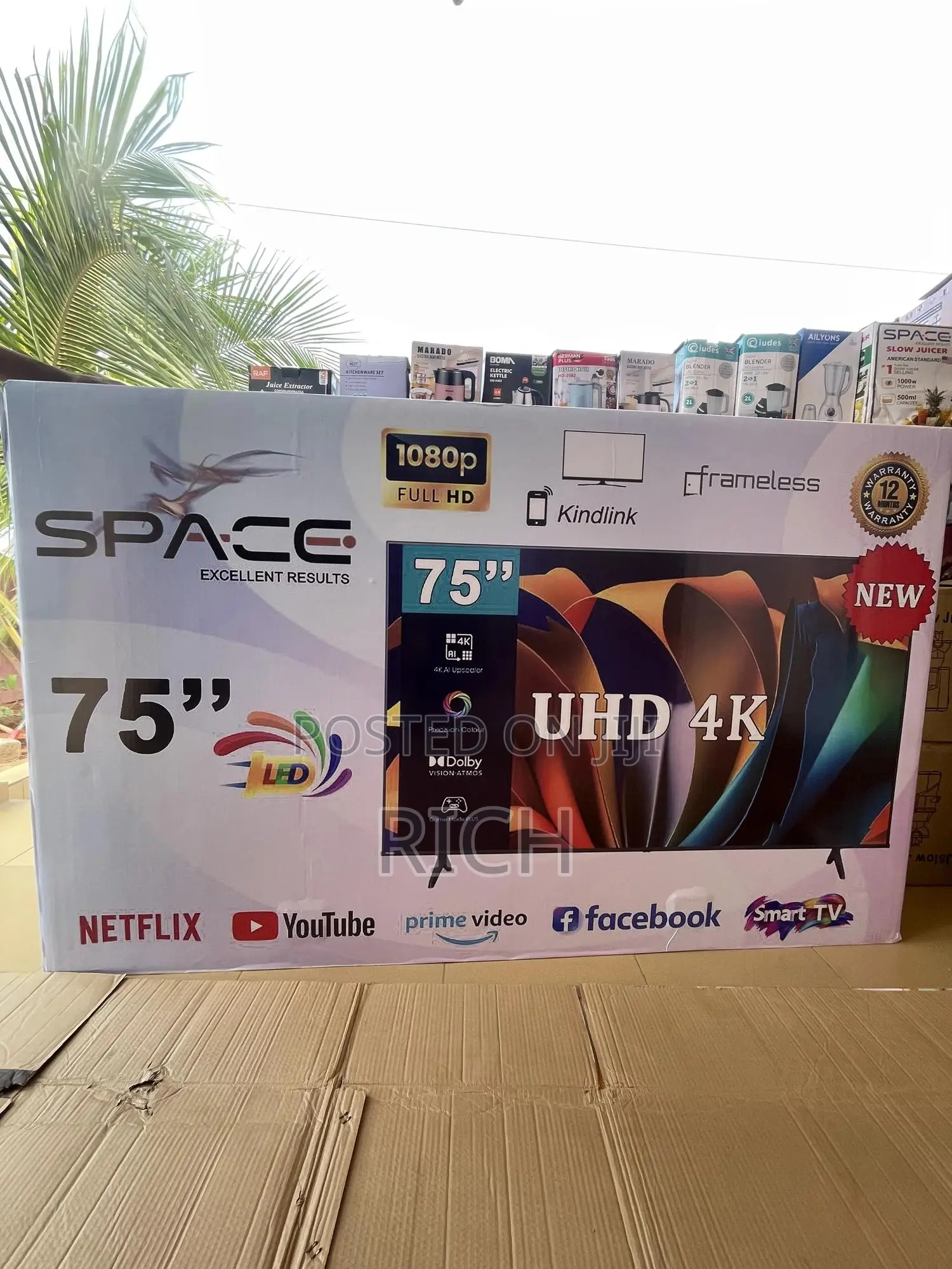 75inches Space Uhd Smart Android Tv At Wholesale Prices