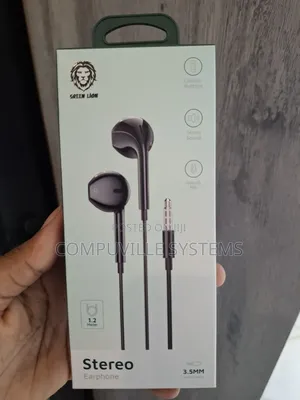 Green Lion Stereo Earphone , Audio Jack