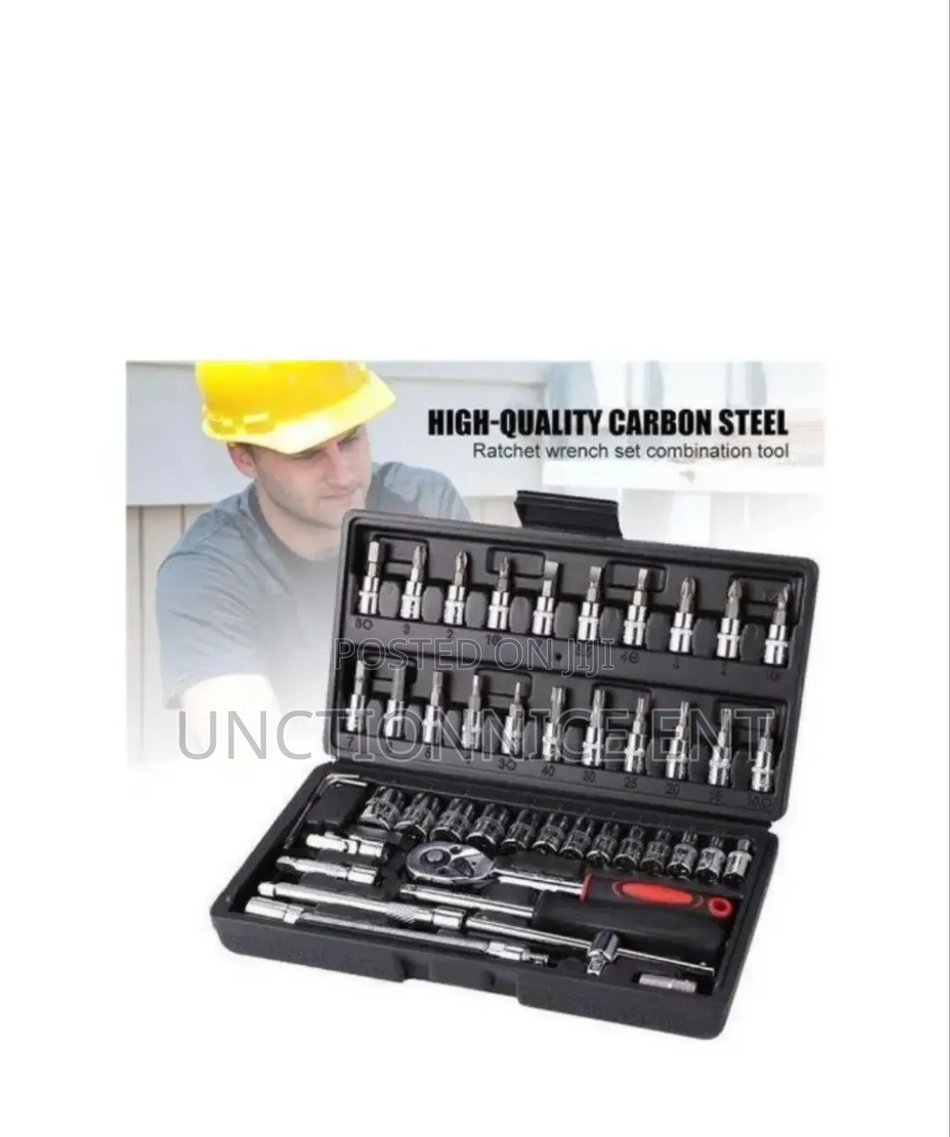 53 in 1 Hand Tools Kit for the House Set of Socket Keystocks