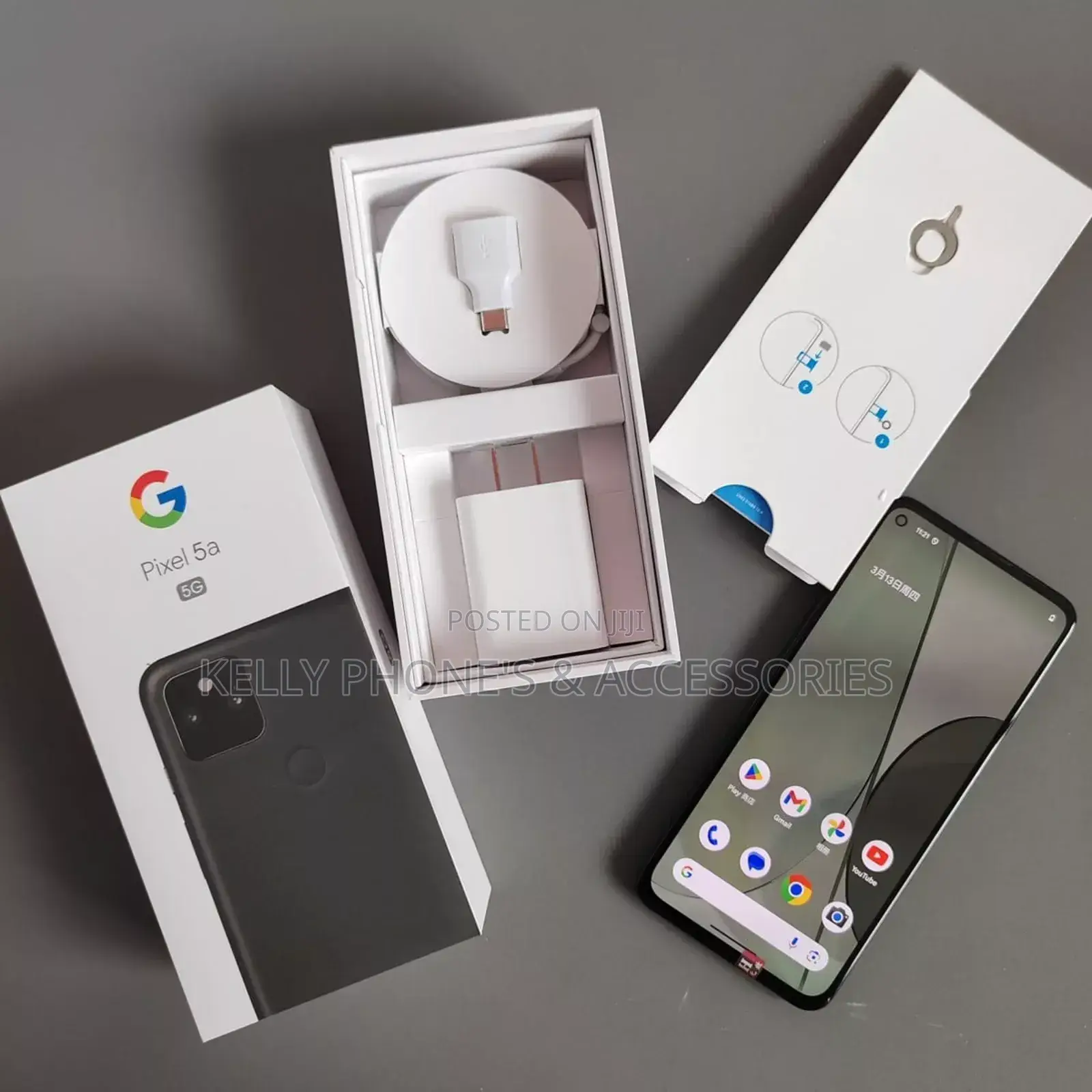 New Google Pixel 5a 5G 128 GB Black